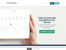 Tablet Screenshot of enantio.com